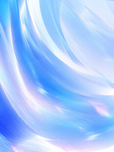 梦幻蓝色渐变流体背景