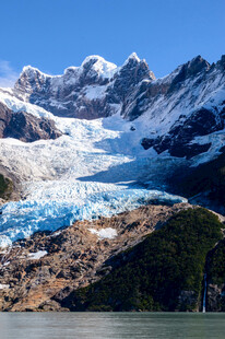 壮丽雪山冰川湖泊美景