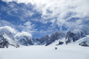 雪山美景