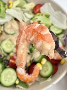 鲜虾蔬菜沙拉