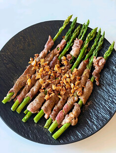培根卷芦笋