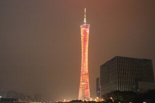 广州塔夜景璀璨
