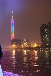 广州塔夜景璀璨迷人