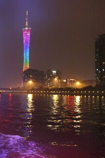 广州塔夜景璀璨迷人