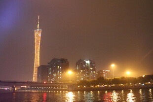 广州塔夜景璀璨迷人