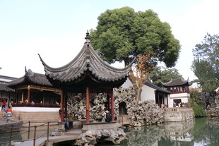 中式古典园林景致