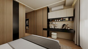 卧室效果图表现