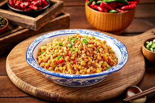 美味豌豆炒肉末