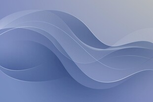 淡蓝色波浪抽象背景图