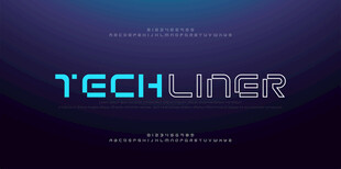 科技风格Techliner标识
