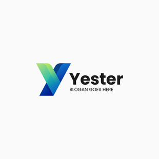 Yester公司创意品牌标志