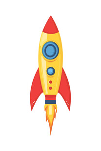 卡通火箭