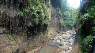 恩施峡谷溪流景观