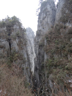 恩施险峻奇峰景观
