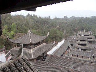 恩施古建群鸟瞰 尽显中式韵味