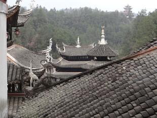 恩施古村落屋顶景观