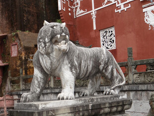 恩施中式石狮子雕像
