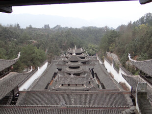 恩施古色古香的传统建筑群