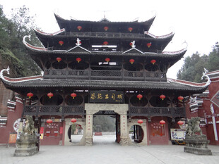 恩施古色古香中式传统建筑