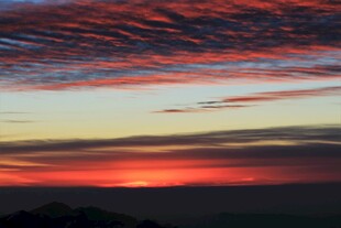 壮丽日出天空美景