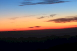 美丽日落天空景色图