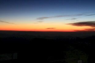 日落时分的美丽天际线