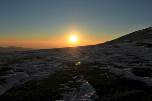 日出时分的广袤原野