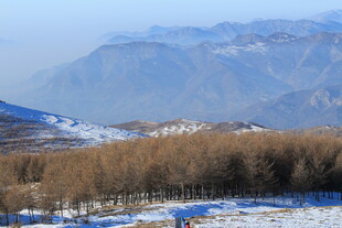 冬日山野雪景风光