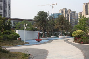 湛江城市中的精致景观休闲区