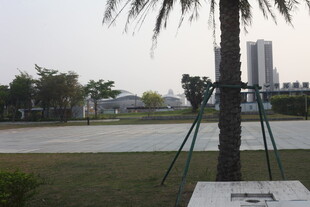 湛江户外天文望远镜置放场景