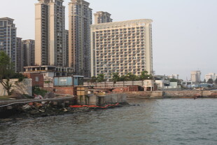 湛江城市河畔风景