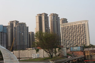 湛江城市高楼景观