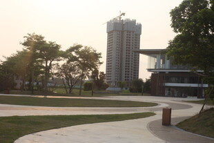 湛江城市公园傍晚景致