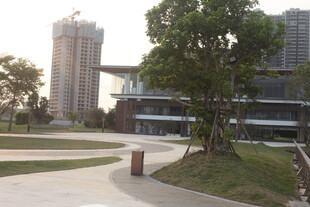 湛江城市公园休闲景观一角