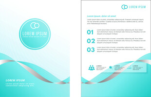 清新简约商务风宣传册设计