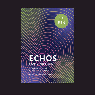 ECHOS音乐活动宣传海报