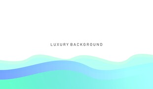 清新渐变波浪背景图