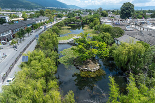 亚洲中国云南大理喜洲古镇风光