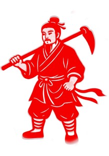 农民矢量设计