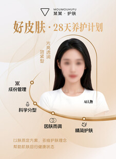 美容护肤宣传海报