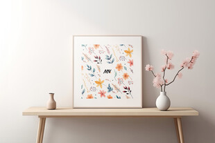 家居装饰画设计展示样机