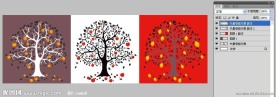 无框画 树 （非精细分层）
