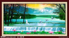 自然风景 山水画