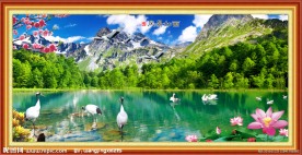 自然风景山水画