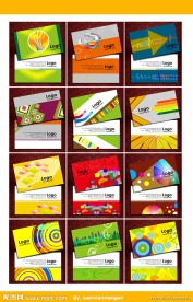 广告设计印刷包装行业名片