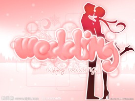 婚礼展板