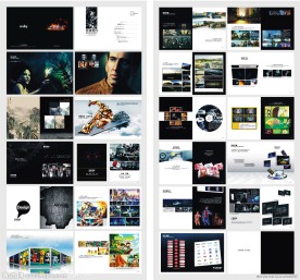 动画公司企业画册 (注位图合层且部分图片精度不高)