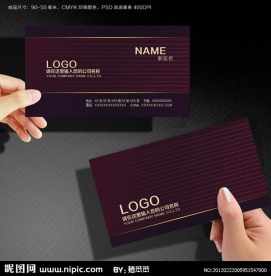 简洁高档名片设计 个性名片设计欣赏