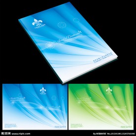 简洁大气企业画册封面