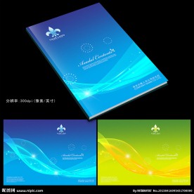 简洁大气企业画册封面